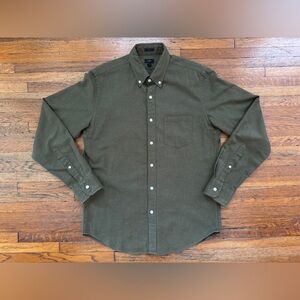 J. Crew Olive Green Button Down Shirt